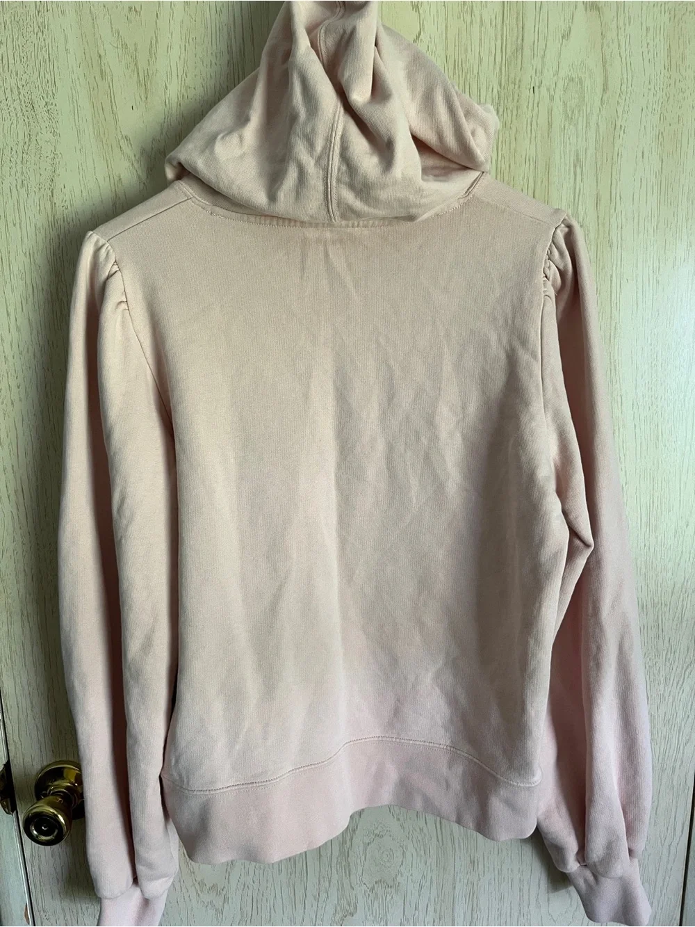 Kate Spade Ribbon Hoodie in Pink Ruby Cotton French Terry Size: Large MSRP:$159